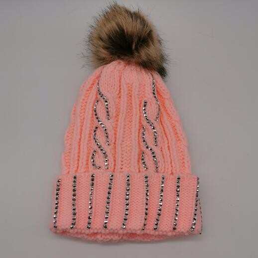 Stones pompom beanie
