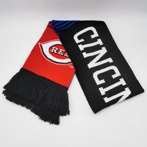 Football team club knitted scarf