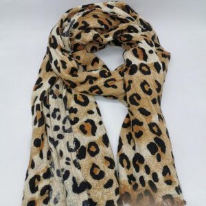Leopard Scarf, neckerchief, collar, BKW