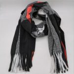 Checked Scarf, neckerchief, collar, BKW