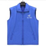 Customized men and women zip style vest