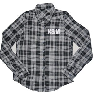 Casual shirt check fabric shirt