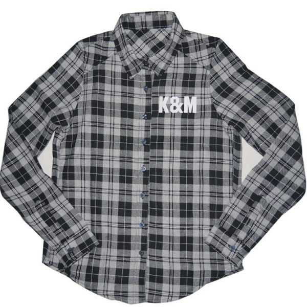 Casual shirt check fabric shirt