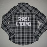 Casual shirt check fabric shirt