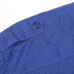 Custom middle-aged and young casual cotton flannel brushed long-sleeved men’s shirt