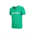 Promotional short sleeve v neck T-shirt