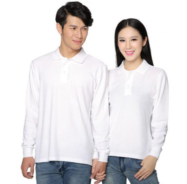 Promotional long sleeve polo shirt