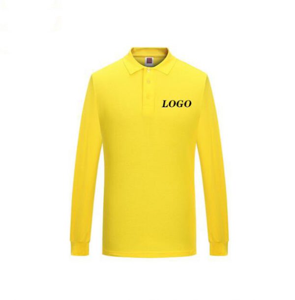 Promotional long sleeve polo shirt