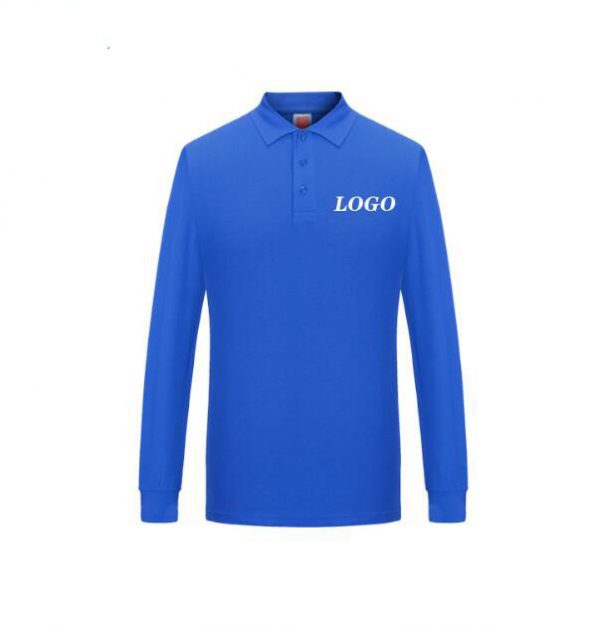 Promotional long sleeve polo shirt