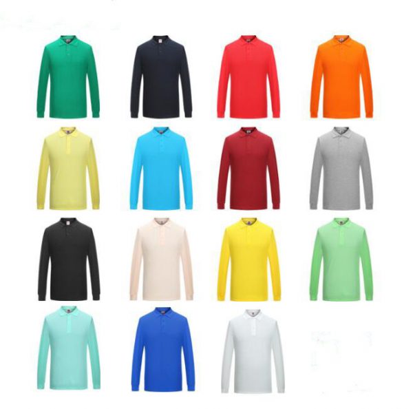Promotional long sleeve polo shirt