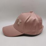 Pinky Satin OBR peak cap