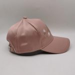 Pinky Satin OBR peak cap