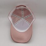 Pinky Satin OBR peak cap