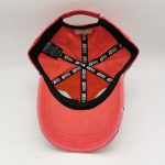 Broken washed style red marvel cap