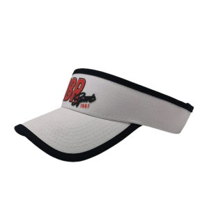 running visor white performance hat