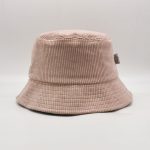 Rpet winter baffled checked bucket hat