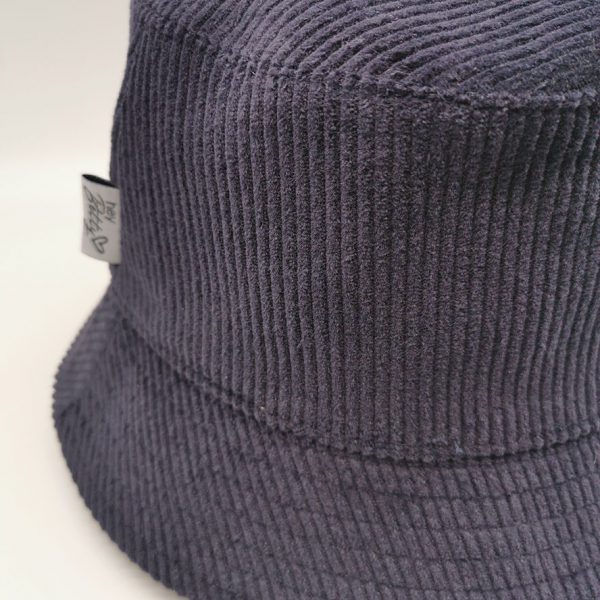 Corduroy Reversible Bucket Hat Unisex Cotton Checked Sun Fishing Hat