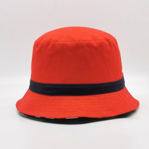 Cappello a secchiello reversibile in cotone Cappello di protezione solare estiva per le donne