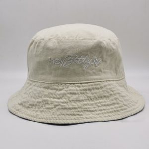 Cotton canvas reversible bucket hat