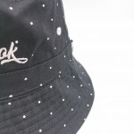 Cotton canvas fabric allover dots print floppy