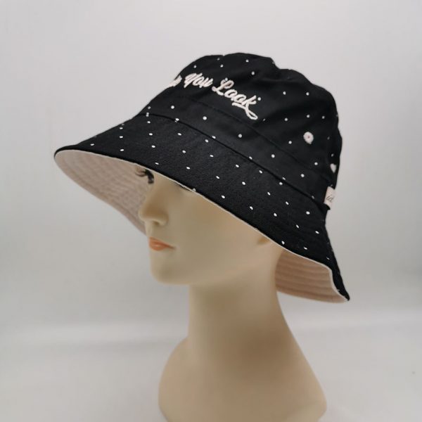 Cotton canvas fabric allover dots print floppy