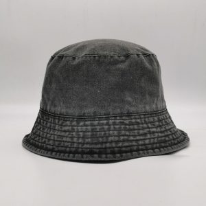 Plain Washed Denim Washed Cotton Bucket Hat Summer Outdoor Cap