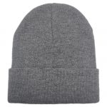 Plain unisex acrylic cuff beanies folding beanie hats