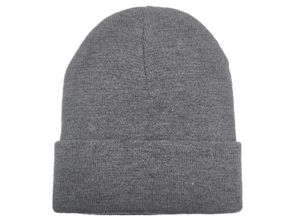 Plain unisex acrylic cuff beanies folding beanie hats