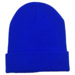 Plain unisex acrylic cuff beanies folding beanie hats
