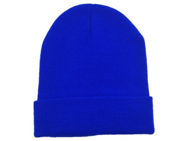 Plain unisex acrylic cuff beanies folding beanie hats