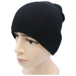 Solid unisex acrylic cuffless beanies beanie hats
