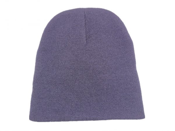 Solid unisex acrylic cuffless beanies beanie hats
