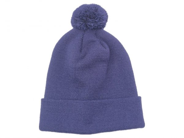 Classic Winter Pom Hats Acrylic Knit Cuff Beanie Daily Beanie Hat