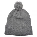 Classic Winter Pom Hats Acrylic Knit Cuff Beanie Daily Beanie Hat