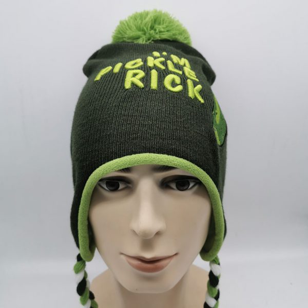 Winter Cover Ears Beanie Pom Hat Ski Snow Knit Hats Sherpa Lined