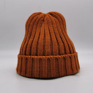 Recycled Polyester Beanie Hat Rib Knit ECO Friendly