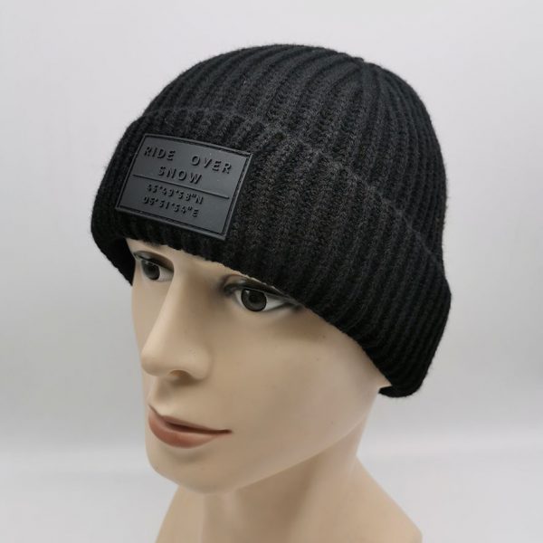 Beanie for Men & Women Soft Unisex Cuffed Rib Knit Hat