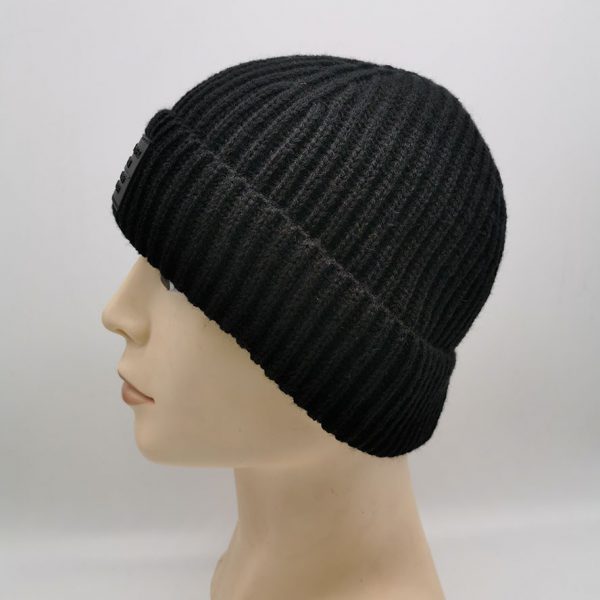 Beanie for Men & Women Soft Unisex Cuffed Rib Knit Hat