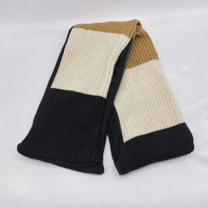 Men's Long Thick Cable Scarf Soft Knitted Neckwear fleece scarf