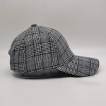 Unisex Moda Heathered Blitzing Düşük Profilli Snapback Kapatma Şapkası