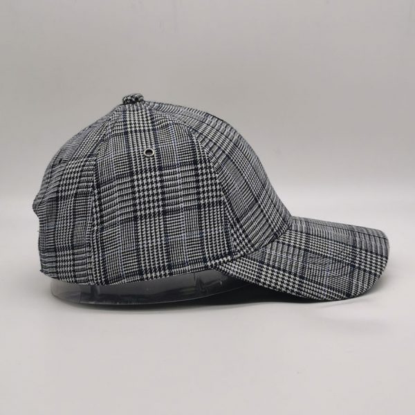 Unisex Moda Heathered Blitzing Düşük Profilli Snapback Kapatma Şapkası