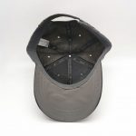 Ottoman Grey textured fabric branded cap