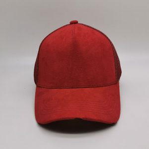 Premium Suede Blank Trucker Cap
