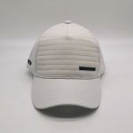 UZZI Spandex Fabric Embossed 5 Panel Caps Strap Closure Baseball Hats