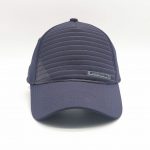 UZZI Spandex Fabric Embossed 5 Panel Caps Strap Closure Baseball Hats
