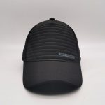 UZZI Spandex Fabric Embossed 5 Panel Caps Strap Closure Baseball Hats