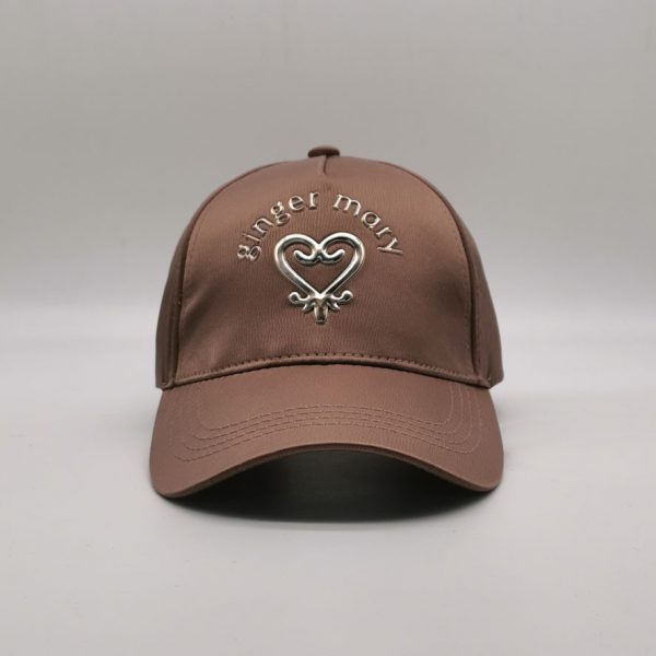 قبعات بيسبول Ginger Mary TPU Logo Classic 5 لوحة قبعات الساتان