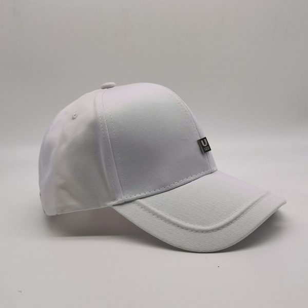 Unisex UZZI Ingot Pre-Shaped Bill Baseball Hat Piping On Upvisor Cap