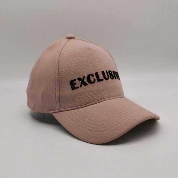 Stretch Jersey Donne Berretto Da Baseball Flocking Logo Cappello