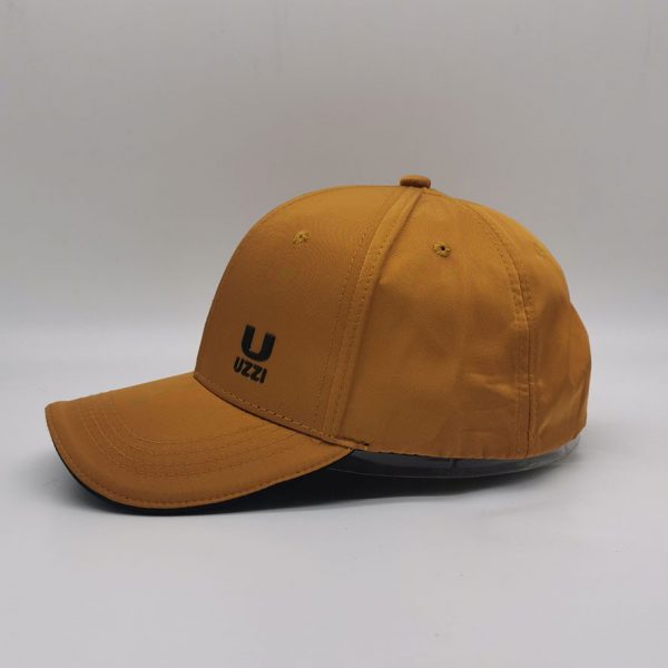 Mustard Nylon Baseball Cap